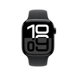 Apple Watch Series 10 42mm Jet Black Aluminium Case with Black Sport Band - Image 2