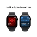 Apple Watch Series 10 42mm Jet Black Aluminium Case with Black Sport Band - Image 6