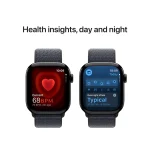 Apple Watch Series 10 42mm Jet Black Aluminium Case with Ink Sport Loop - Image 5