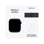 Apple Watch Series 10 42mm Jet Black Aluminium Case with Ink Sport Loop - Image 8