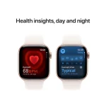 Apple Watch Series 10 46mm Rose Gold Aluminium Case with Light Blush Sport Band - Image 5