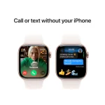 Apple Watch Series 10 46mm Rose Gold Aluminium Case with Light Blush Sport Band - Image 7