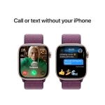 Apple Watch Series 10 - 42mm Rose Gold Aluminium Case with Plum Sport Loop - Image 6