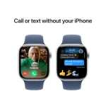 Apple Watch Series 10 46mm Rose Gold Aluminium Case with Light Blush Sport Band - Image 5