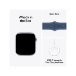 Apple Watch Series 10 46mm Rose Gold Aluminium Case with Light Blush Sport Band - Image 6