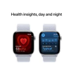 Apple Watch Series 10 42mm Silver Aluminium Case with Blue Cloud Sport Loop - Image 5