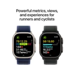 Apple Watch Ultra 2 Black Titanium Case with Black Milanese Loop - Image 4