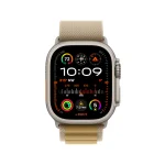 Apple Watch Ultra 2 Titanium Case with Tan Alpine Loop - Image 7