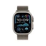 Apple Watch Ultra 2 Titanium Case with Titanium Milanese Loop - Image 2