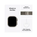 Apple Watch Ultra 2 Titanium Case with Titanium Milanese Loop - Image 7