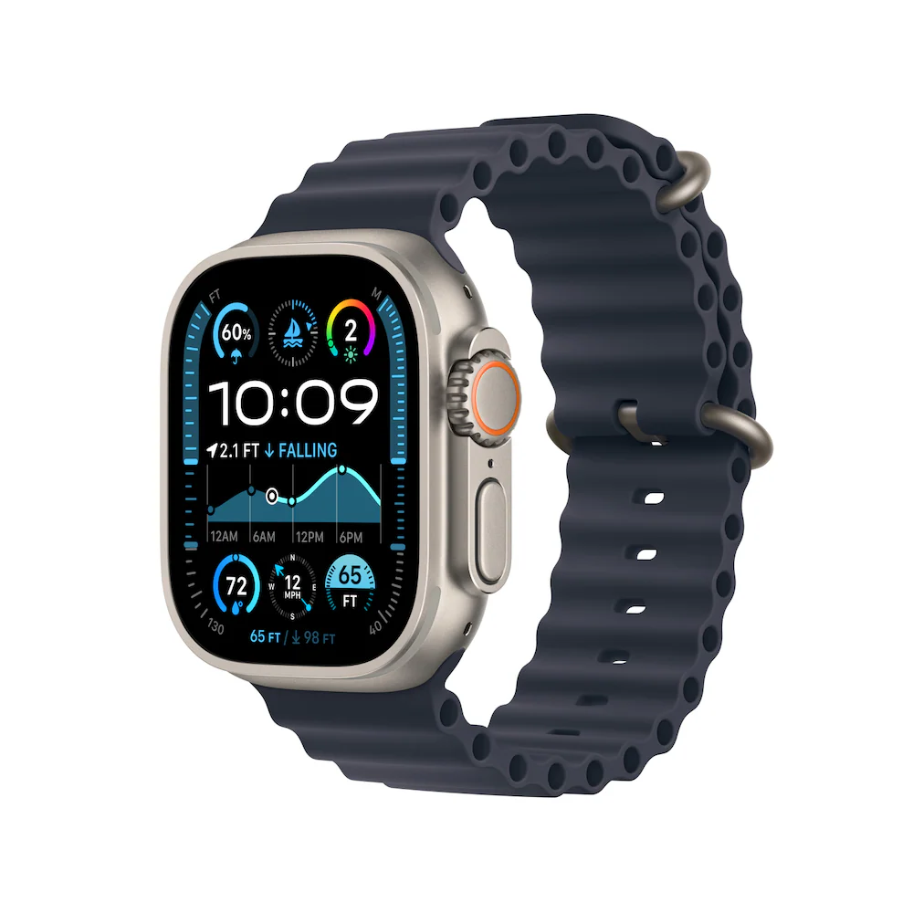 Apple Watch Ultra 2 Titanium Case with Ocean Band - Image 1