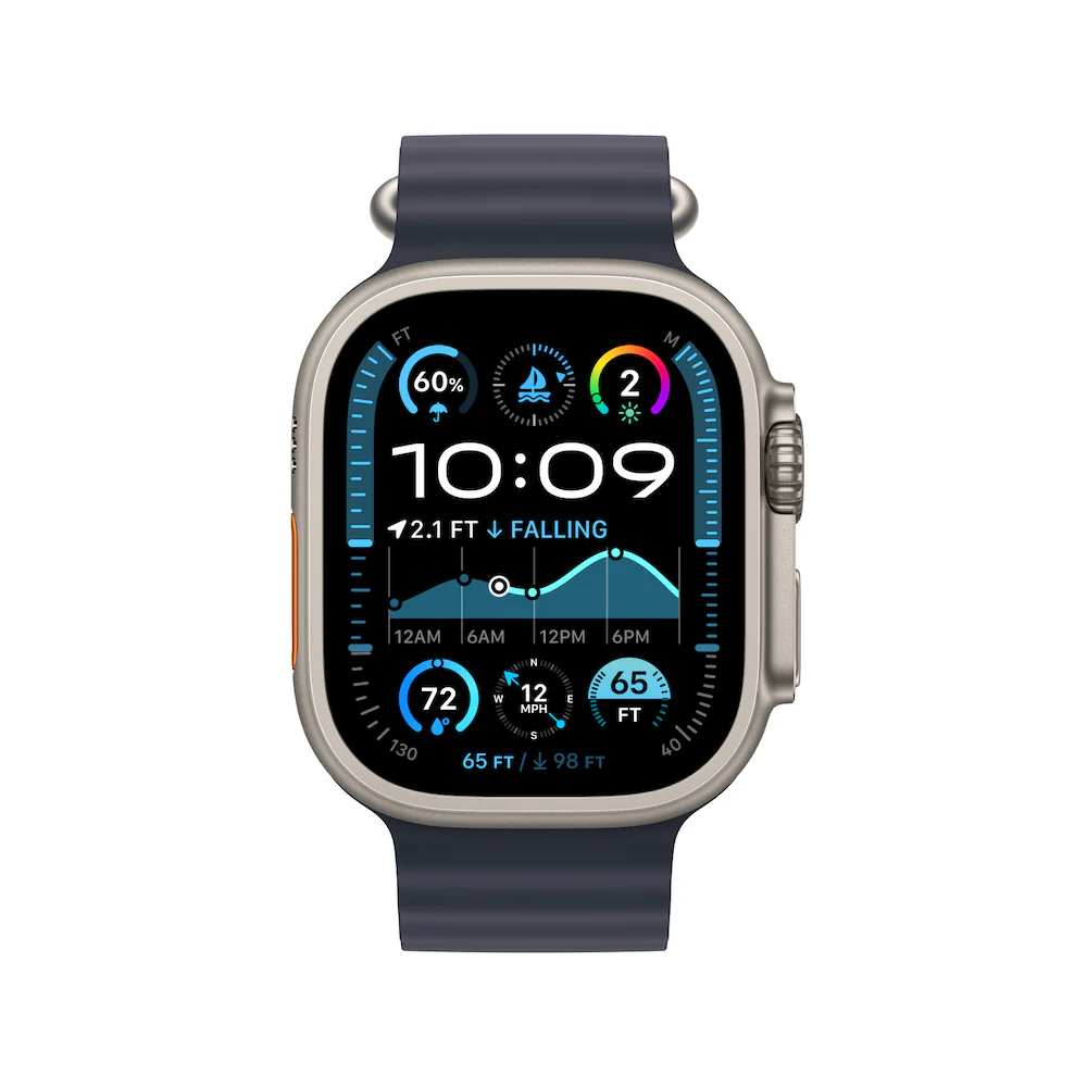 Apple Watch Ultra 2 Titanium Case with Ocean Band - Image 2