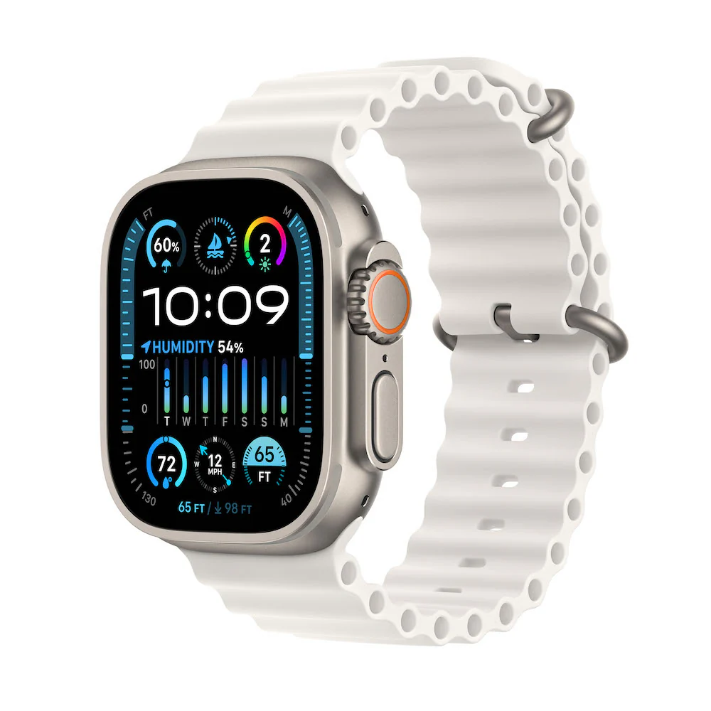 Apple Watch Ultra 2 Titanium Case with Ocean Band - Image 7
