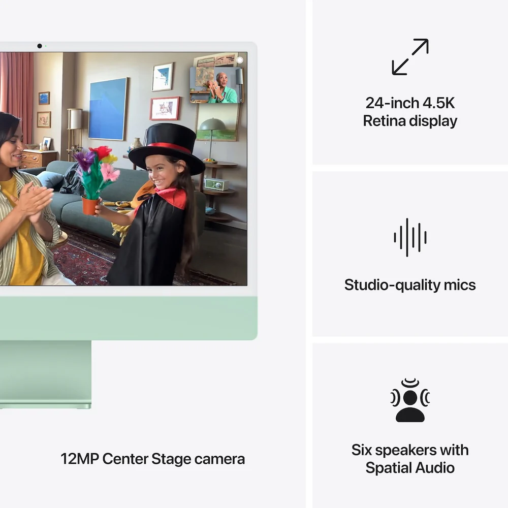 iMac with Retina 4.5K display | Apple M4 Chip | 10-Core CPU | 10-Core GPU | 24GB | 512GB - Image 5