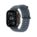 Apple Watch Ultra 3 Black Titanium Case with Ocean Band - Image 4