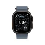 Apple Watch Ultra 3 Black Titanium Case with Ocean Band - Image 5