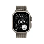 Apple Watch Ultra 3 Natural Titanium Case with Titanium Milanese Loop - Image 2